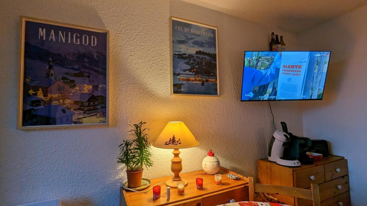 Ferienwohnung Combe Blanche 1217 Manigod Exterior foto